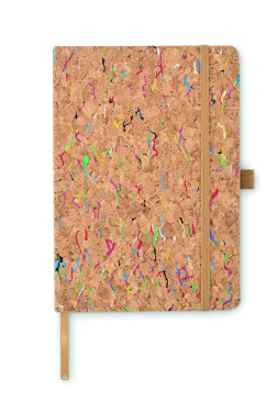 Logo trade advertising product photo of: A5 cork coloured notebook